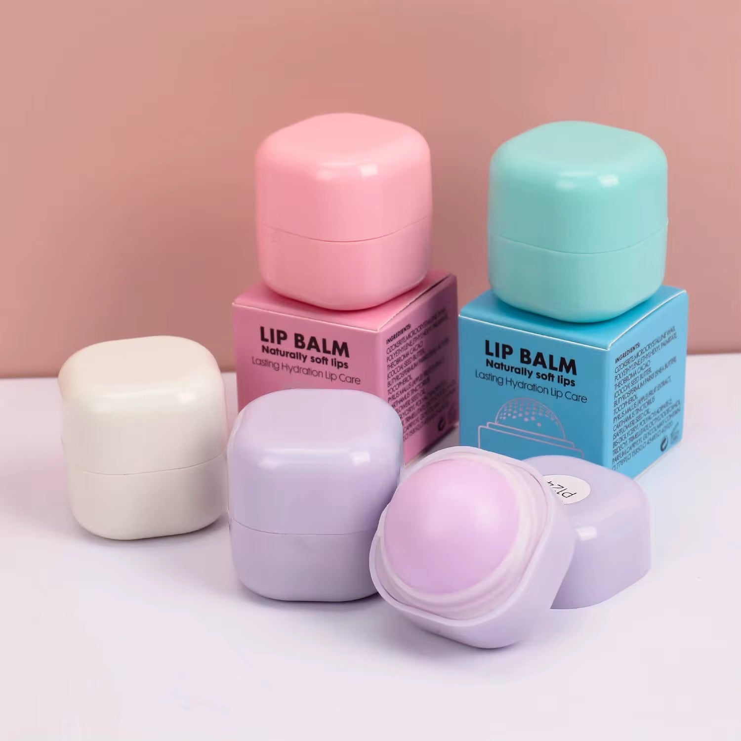50pcs Private Label Fruity Lip Balm