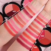 50pcs 3-in-1 Private Label Pressed Powder Blush Palette Set