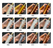 50pcs Private Label Highlighter Bronzer Skin Body Shimmer Oil