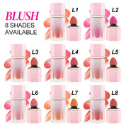 50pcs Private Label Velvet Silky Touch Liquid Blush Stick