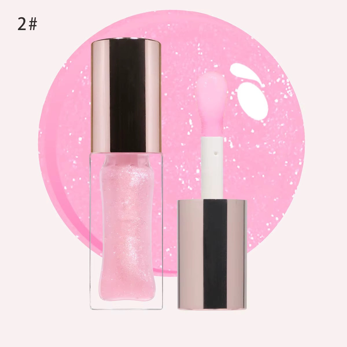 100pcs Private Label Hydrating Juicy Clear and Color Changing Lip Oil