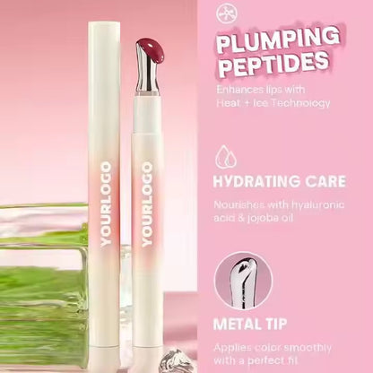 50pcs Private Label Lip Plumper Waterproof Lip Gloss