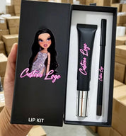 50 Sets Private Label Squeeze Tube Lip Gloss Kit