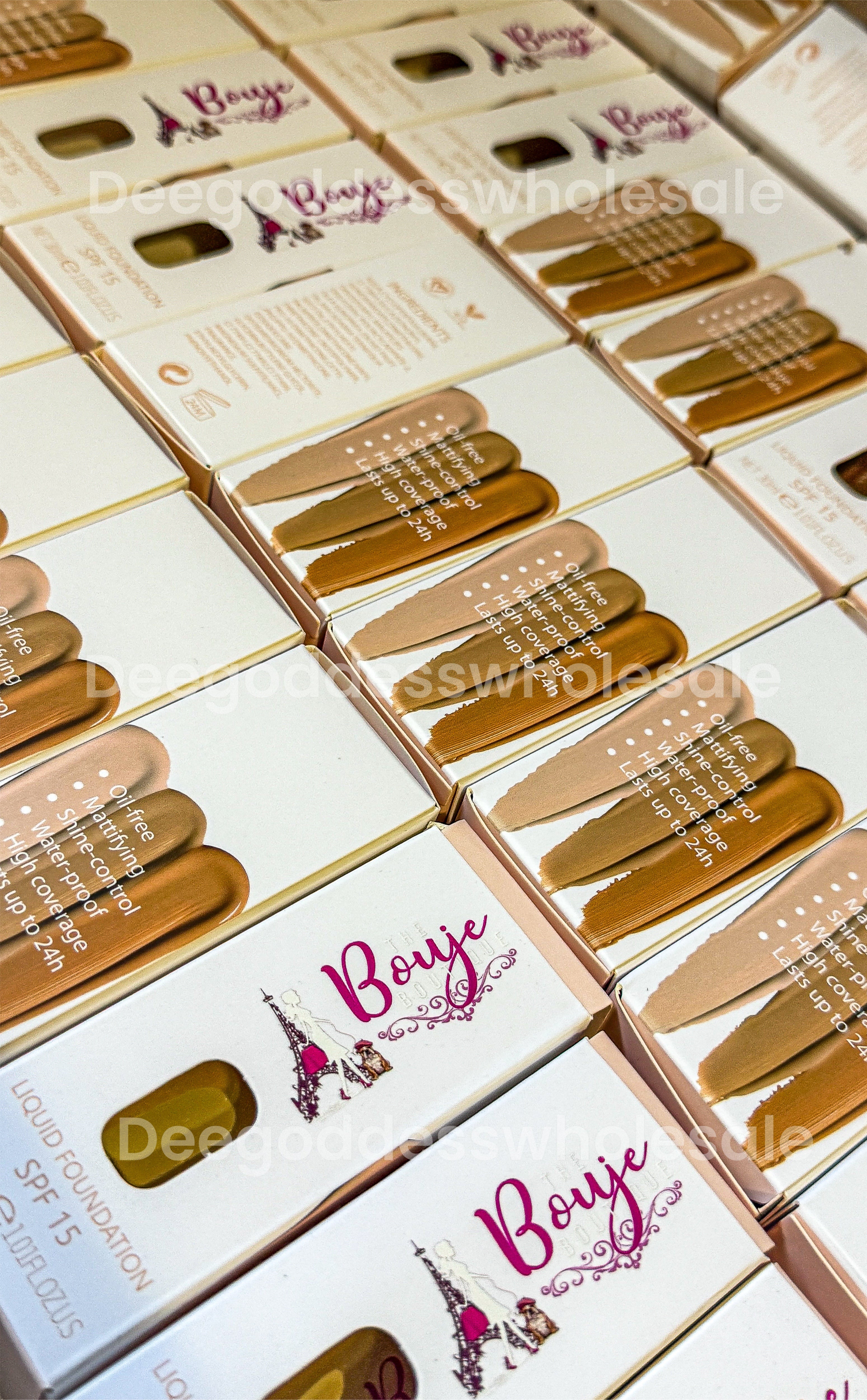50pcs Private Label Liquid Full Coverage Foundation