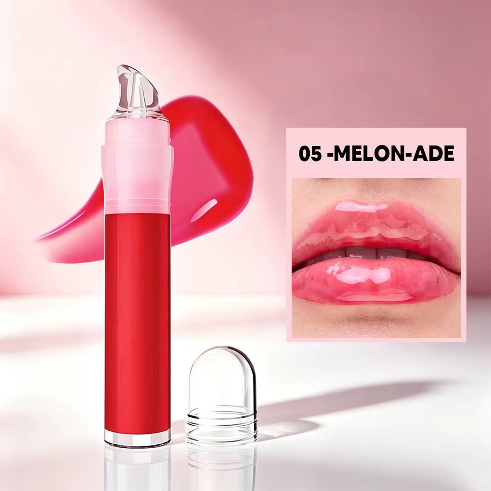 50pcs Private Label Fruit Flavor Clear Lip Jelly Gloss