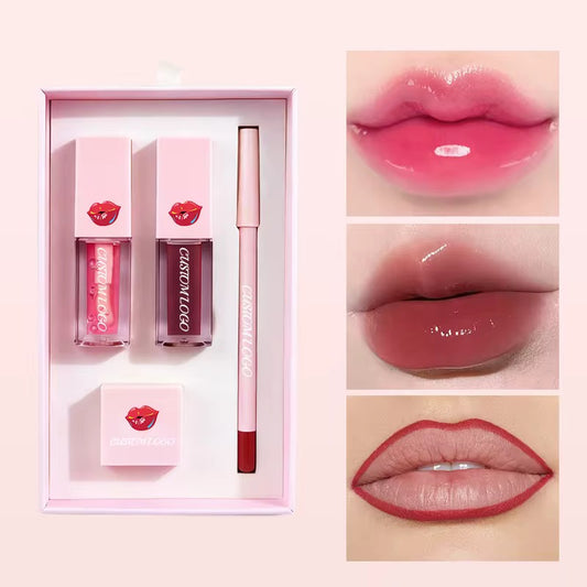 50 Sets Private Label 4-in-1 Lip Care Kit