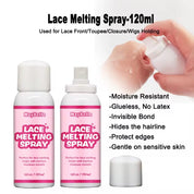 50pcs Private Label Extreme Hold Lace Melting Spray