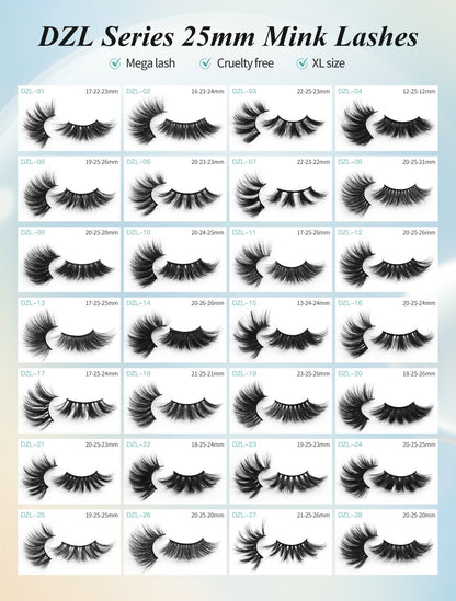 100pcs Private Label Mink Lashes