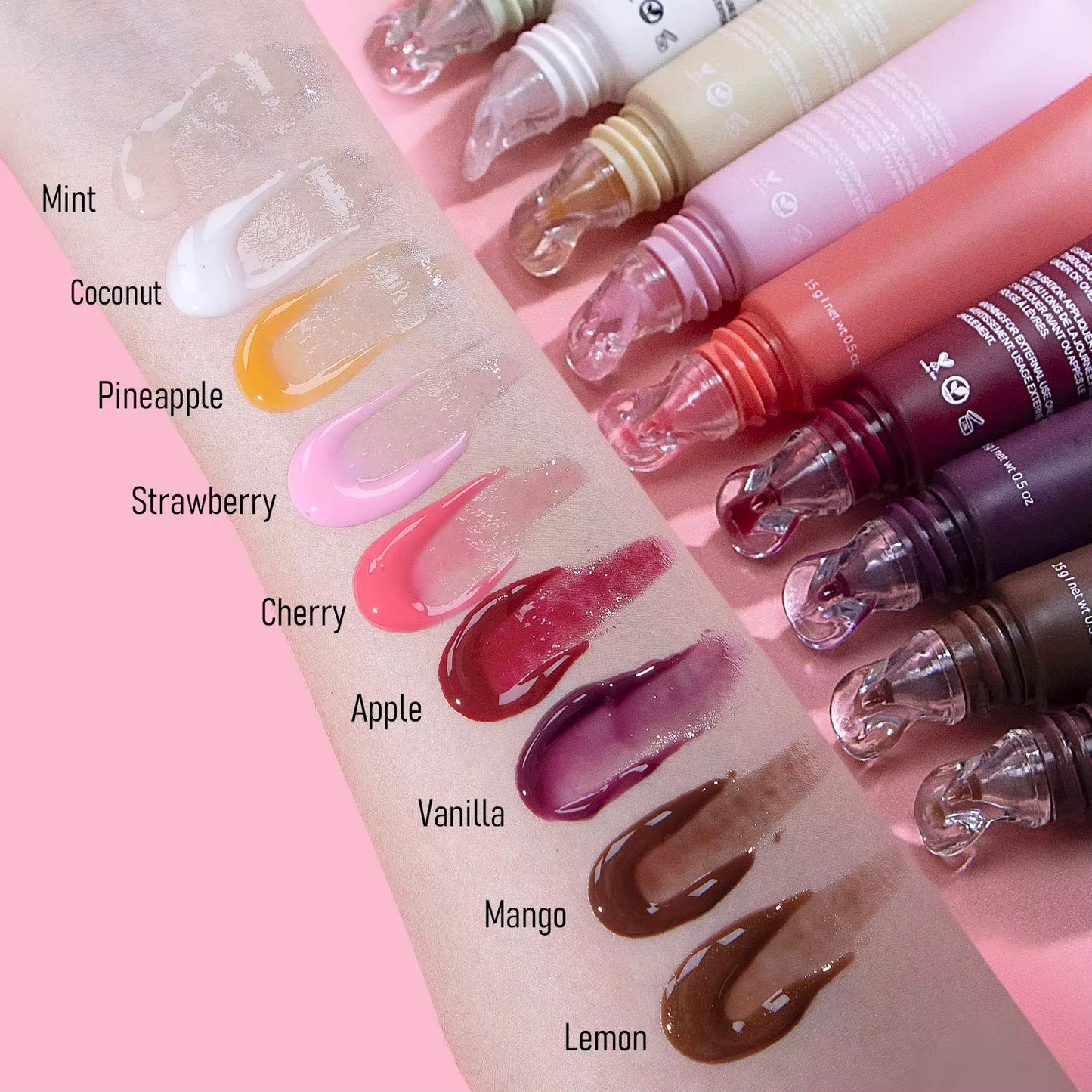 100pcs Private Label Peptide Tinted Lip Serum