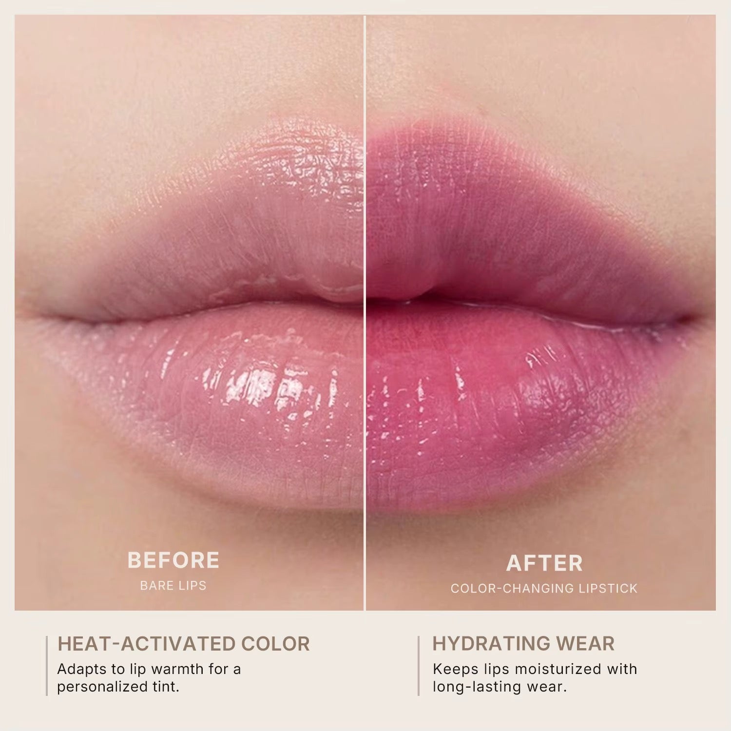 50pcs Private Label Chapstick Color Changing Lip Balm