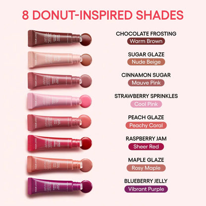 50pcs Private Label Peptide Donut 🍩 Lip Tinted Serum