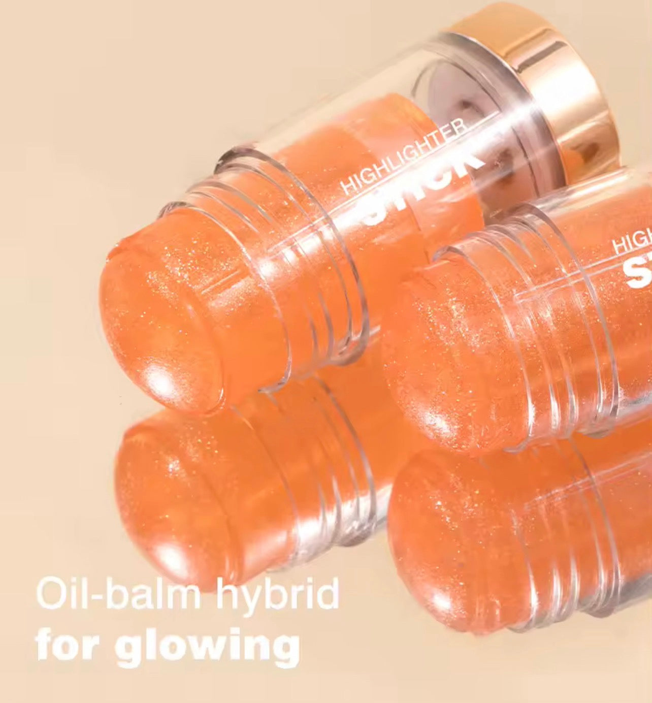 100pcs Private Label Highlighter Body Glow Oil Stick