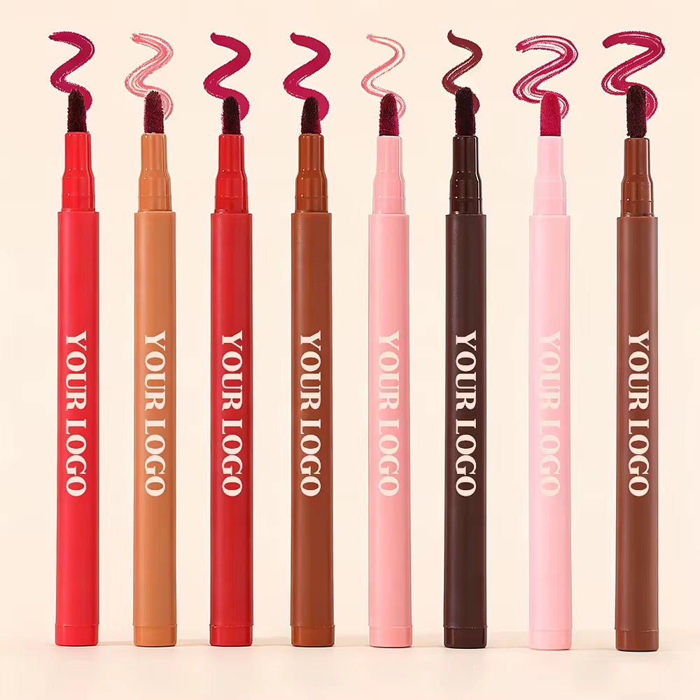 100pcs Private Label Waterproof, Transferproof Velvet Lip Liner
