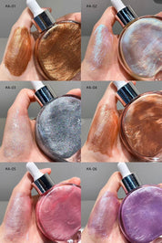 50pcs Private Label Highlighter Bronzer Skin Body Shimmer Oil