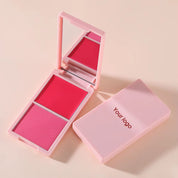 100pcs Private Label 2n1 Makeup Blush Palette