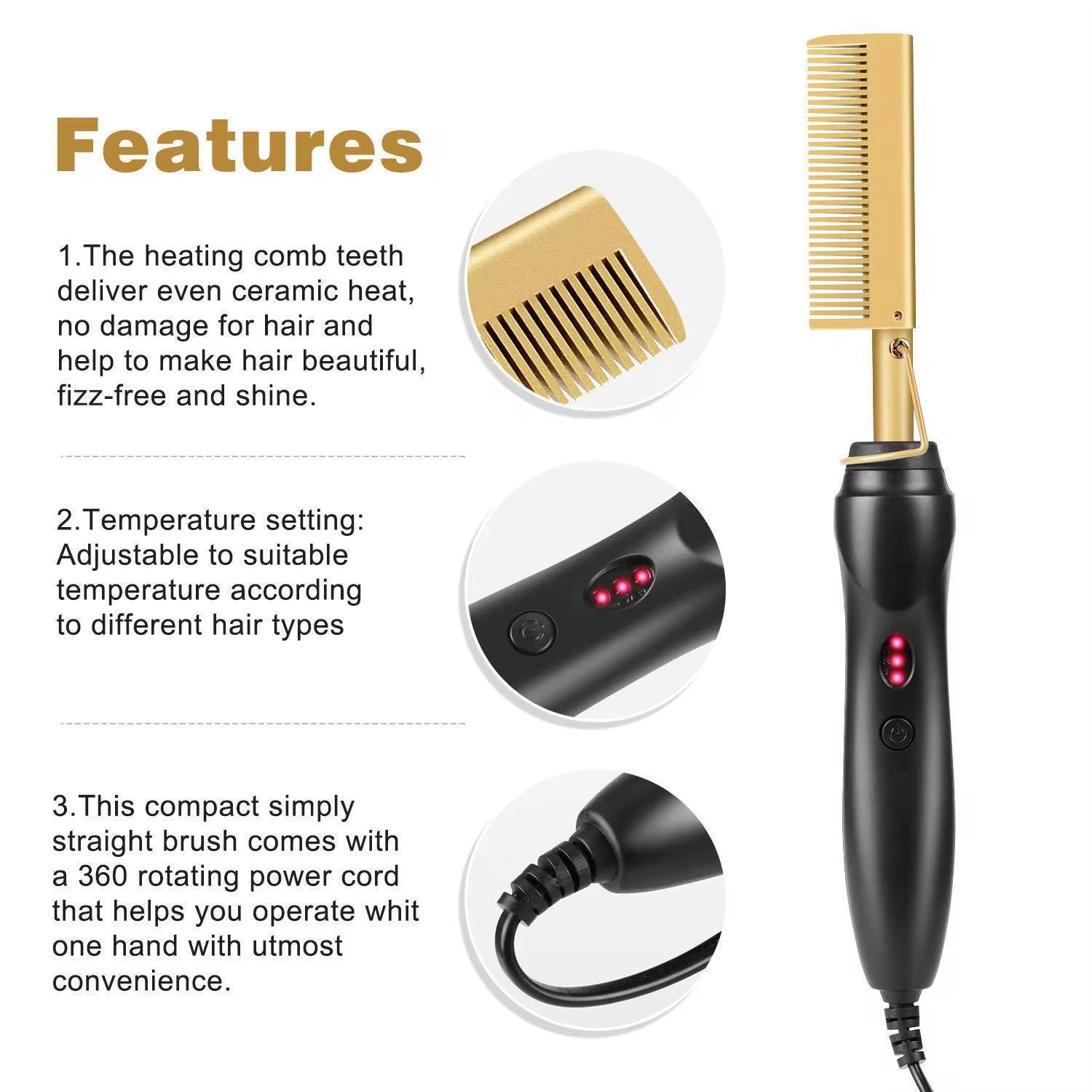 50pcs Private Label Hot Comb