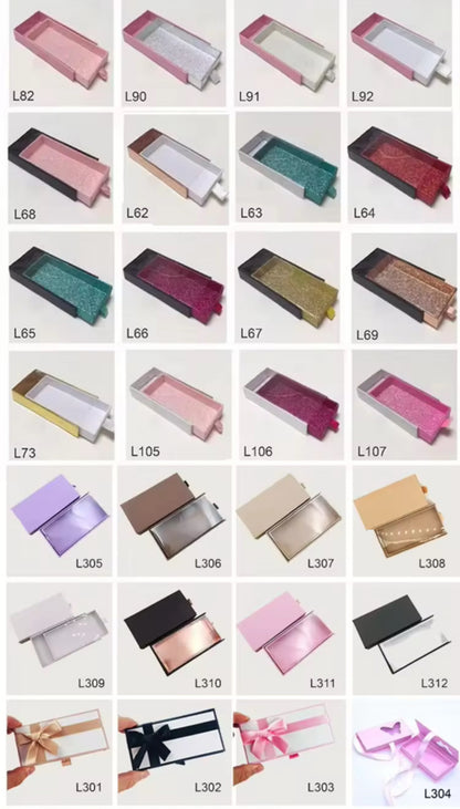 50pcs Private Label Empty Lash Boxes