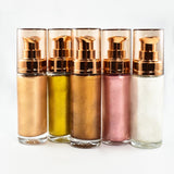 50pcs Private Label Body Glow Highlighter/Shimmer Oil