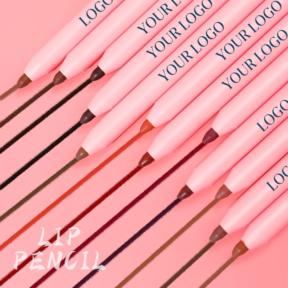 50pcs Private Label Creamy Retractable Lip Liner