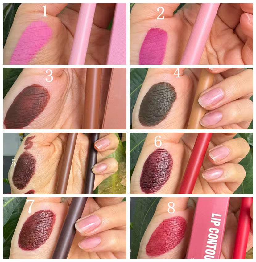 100pcs Private Label Waterproof, Transferproof Velvet Lip Liner