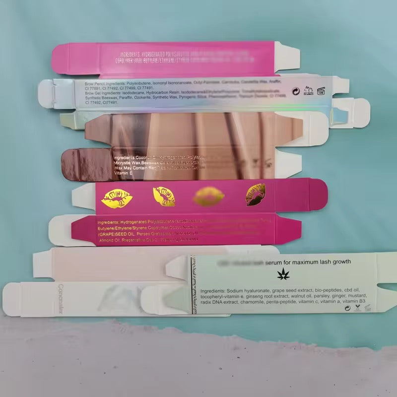 50pcs Private Label Empty Box Packaging