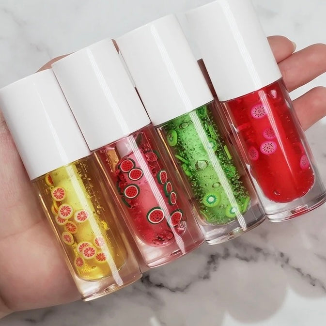 50pcs Wholesale Fruit Slice Lip Oils (NO LOGO)