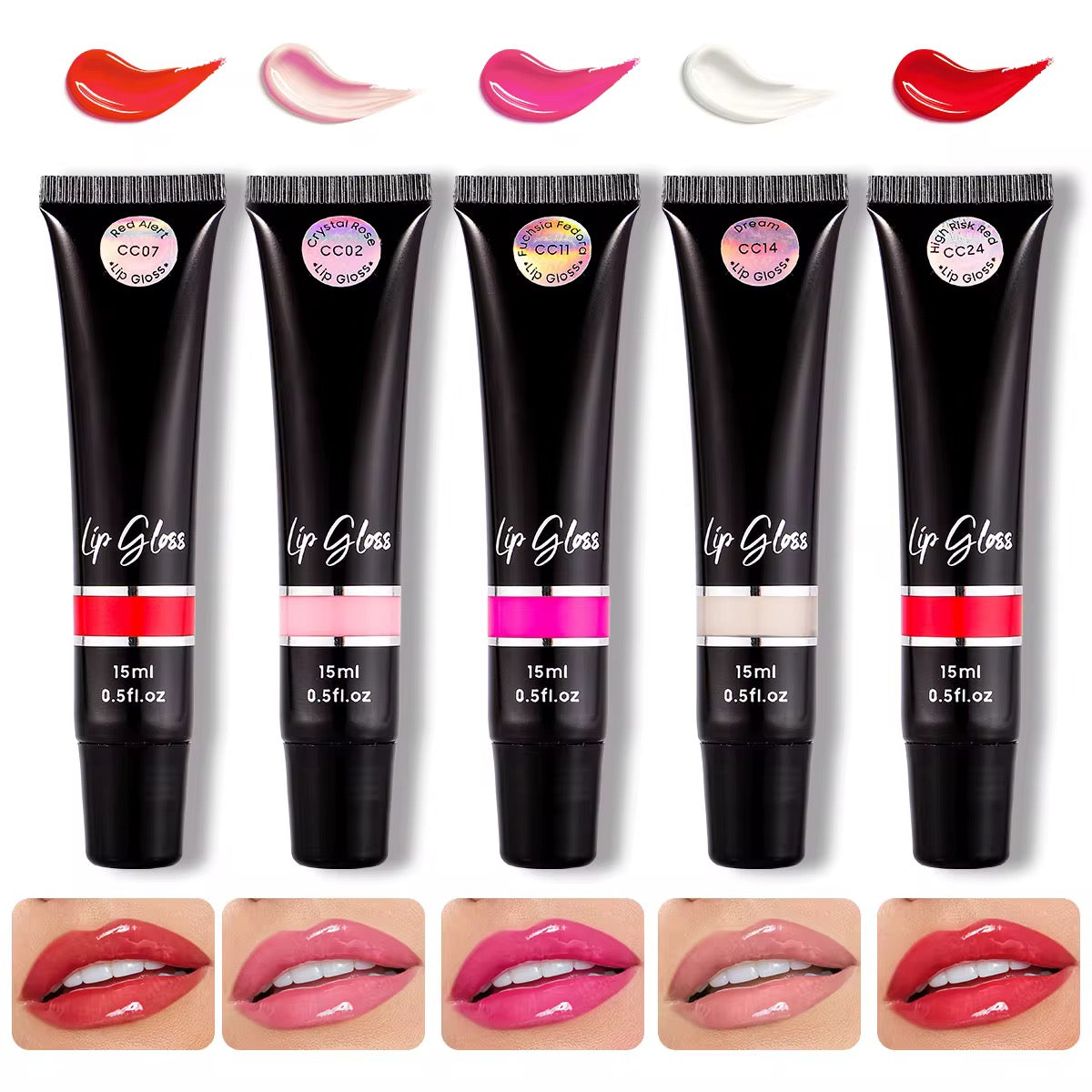 50pcs Private Label Shiny Plump Lip Gloss