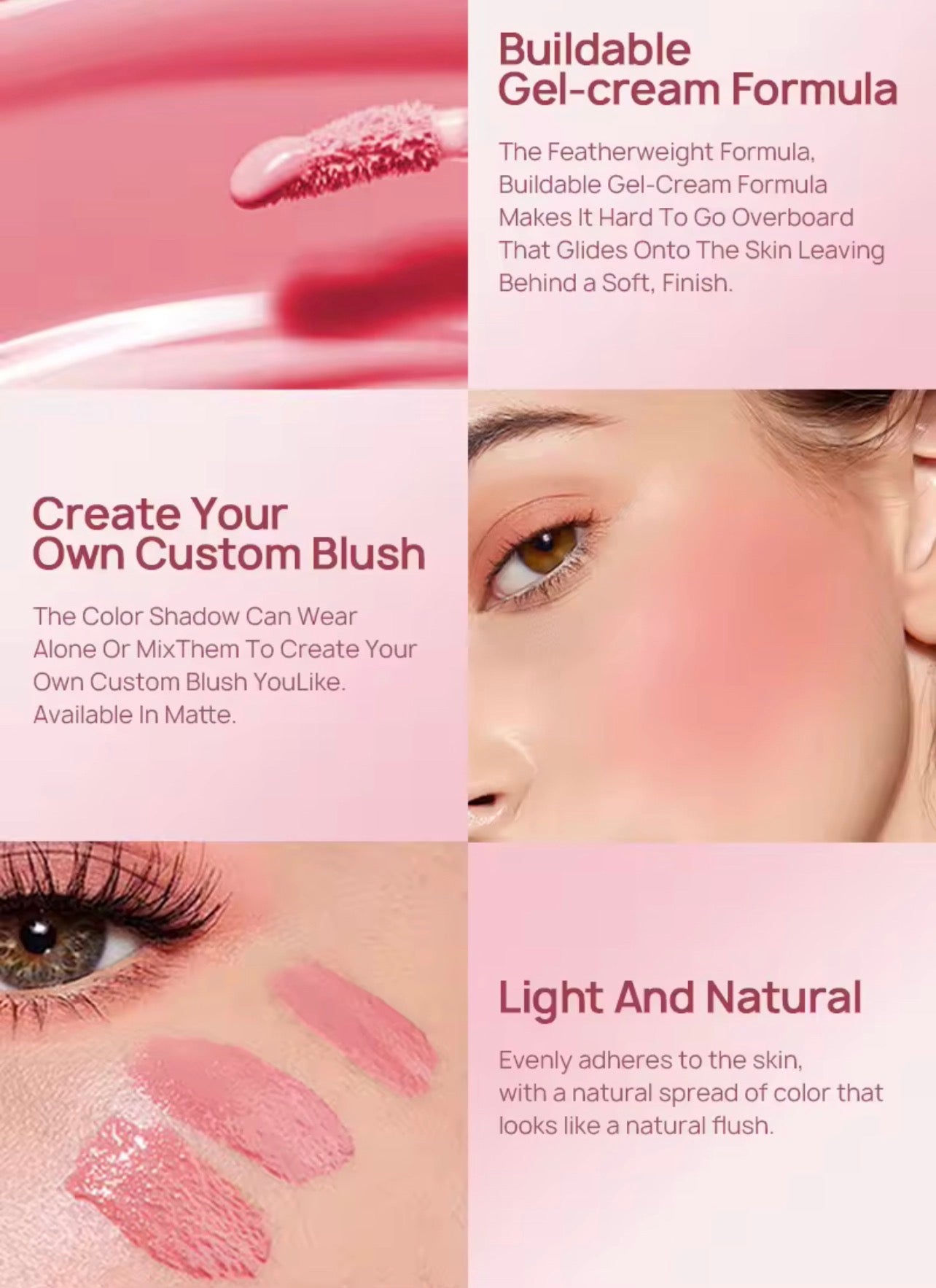50pcs Private Label Liquid Blush