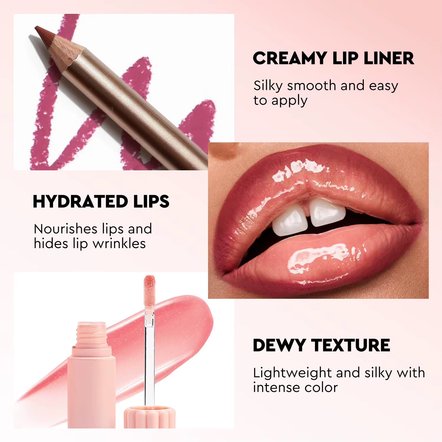 20 Sets Private Label 3-in-1 Lip Care Kit - 1.0