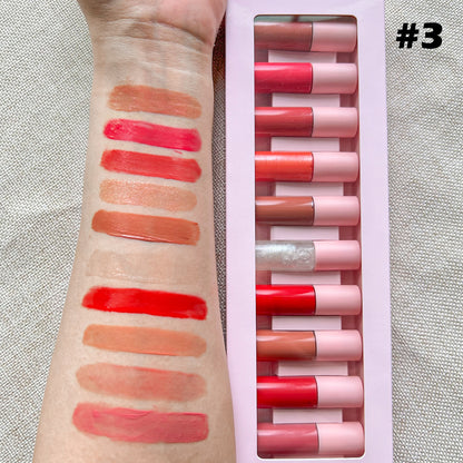 Lipgloss & Matte Lipstick Sample Pack (10pcs)