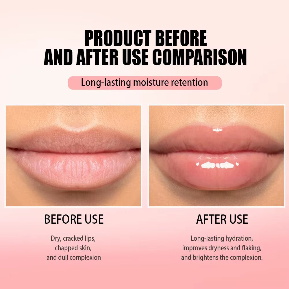 50pcs Private Label Fruit Flavor Clear Lip Jelly Gloss
