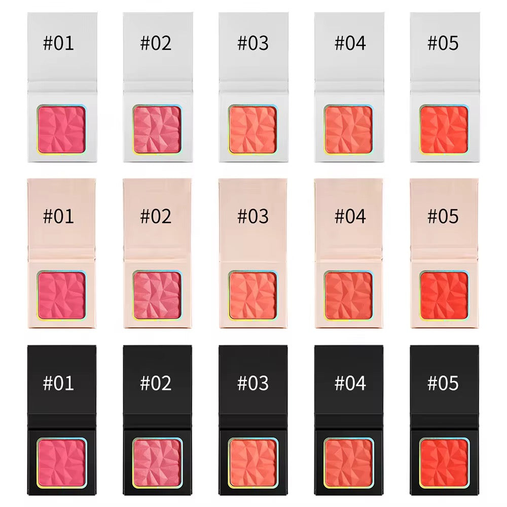 50pcs Private Label Mini Portable Blush and Highlighter Palette