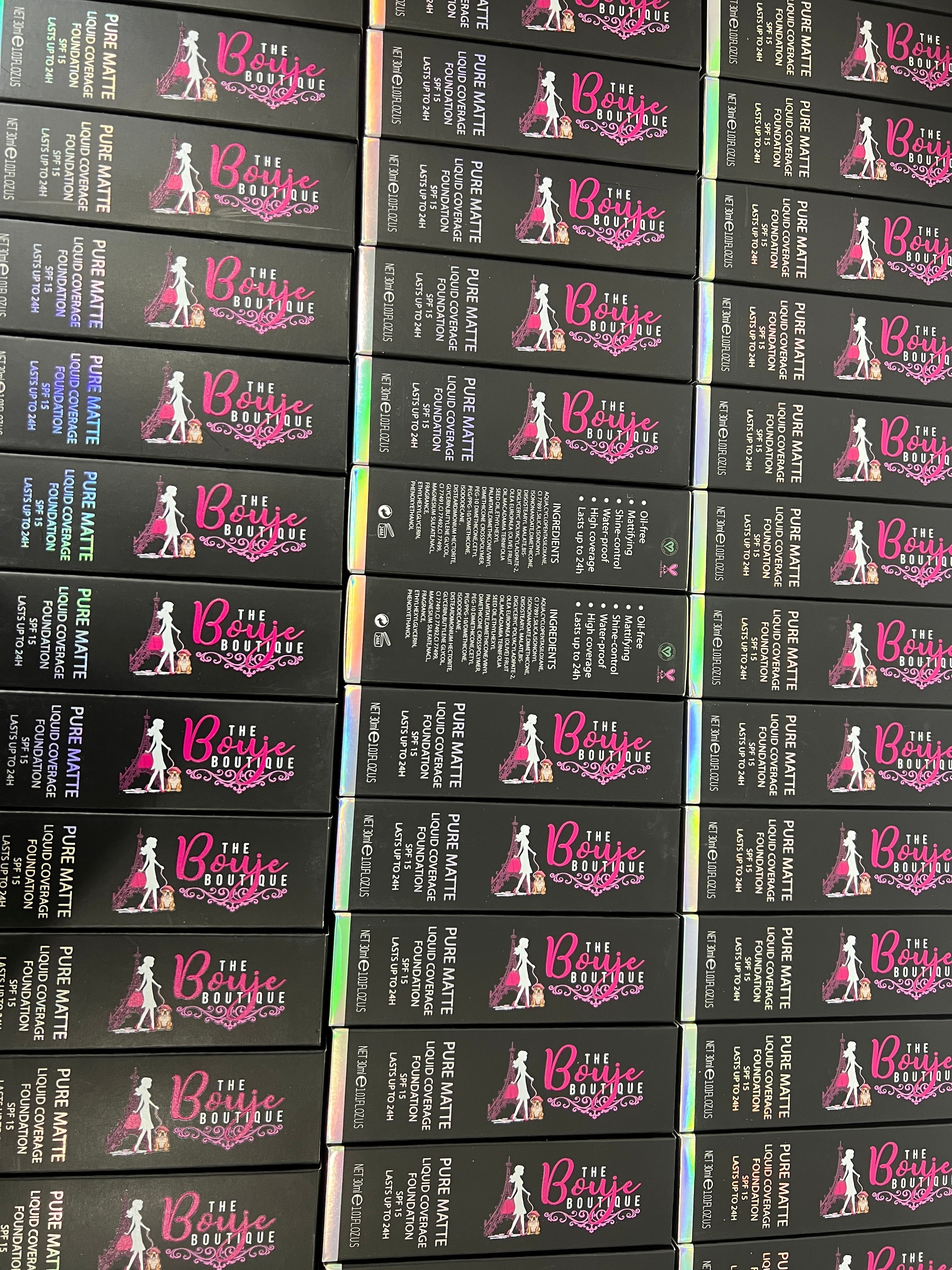 50pcs Private Label Liquid Full Coverage Foundation