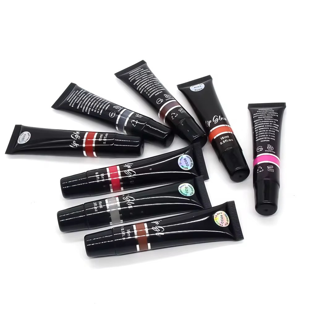 50pcs Private Label Shiny Plump Lip Gloss