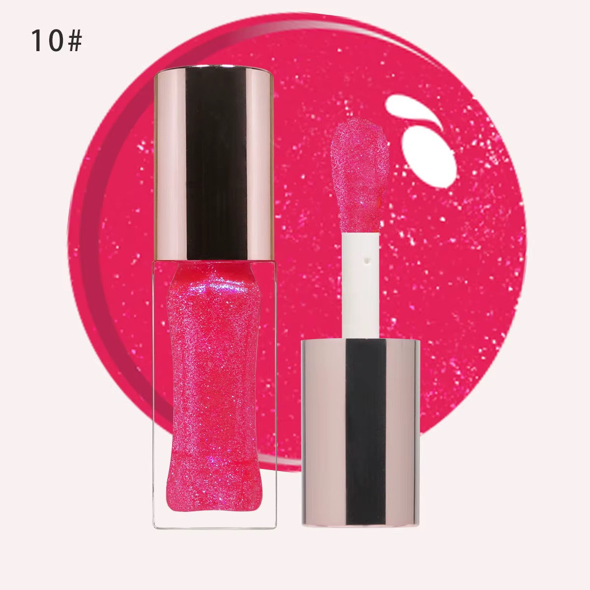 100pcs Private Label Hydrating Juicy Clear and Color Changing Lip Oil
