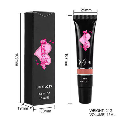 50pcs Private Label Shiny Plump Lip Gloss