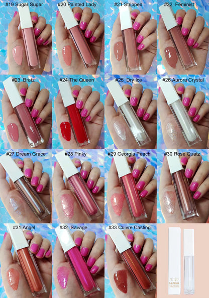 50 Sets 3-in-1 Private Label Lip Gloss