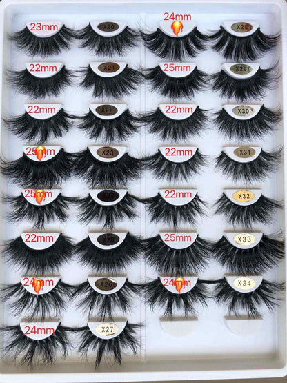 100pcs Private Label Mink Lashes