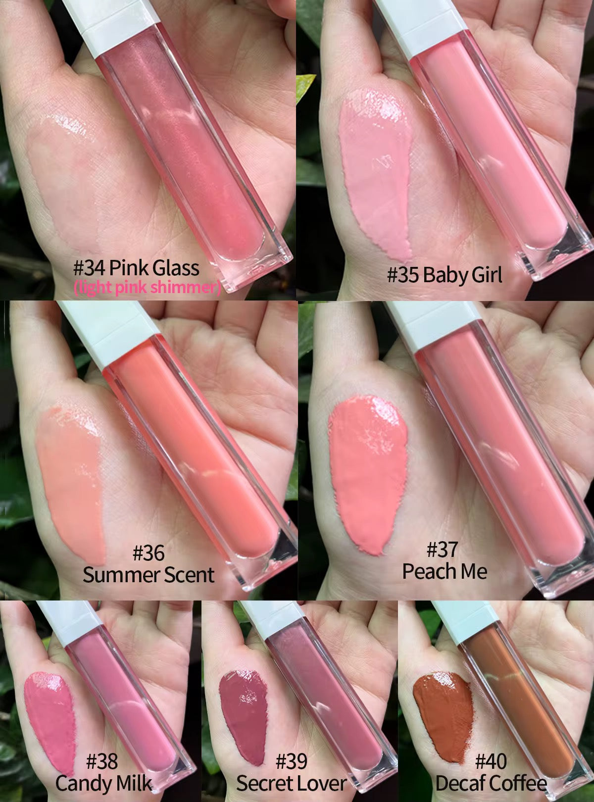 50 Sets 3-in-1 Private Label Lip Gloss Bundle
