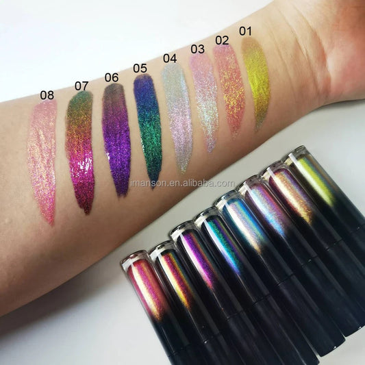 50pcs Wholesale Chameleon Glitter Lipgloss