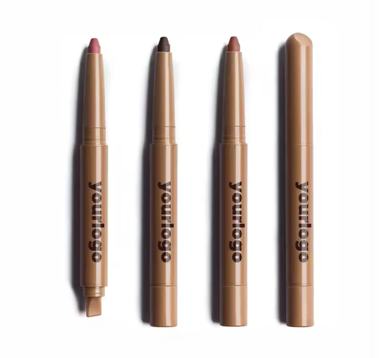 50pcs 2n1 Private Label Peptide Retractable Lip Liner