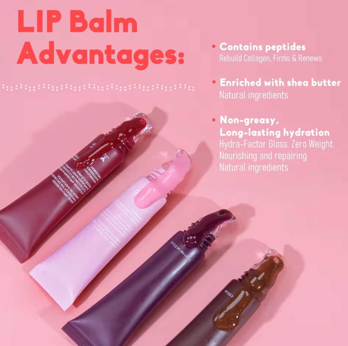 100pcs Private Label Peptide Tinted Lip Serum