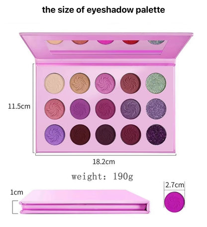 50pcs Private Label Eyeshadow Palette