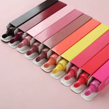 50pcs Private Label Peptide Glossy Lip Tinted Balm 2.0