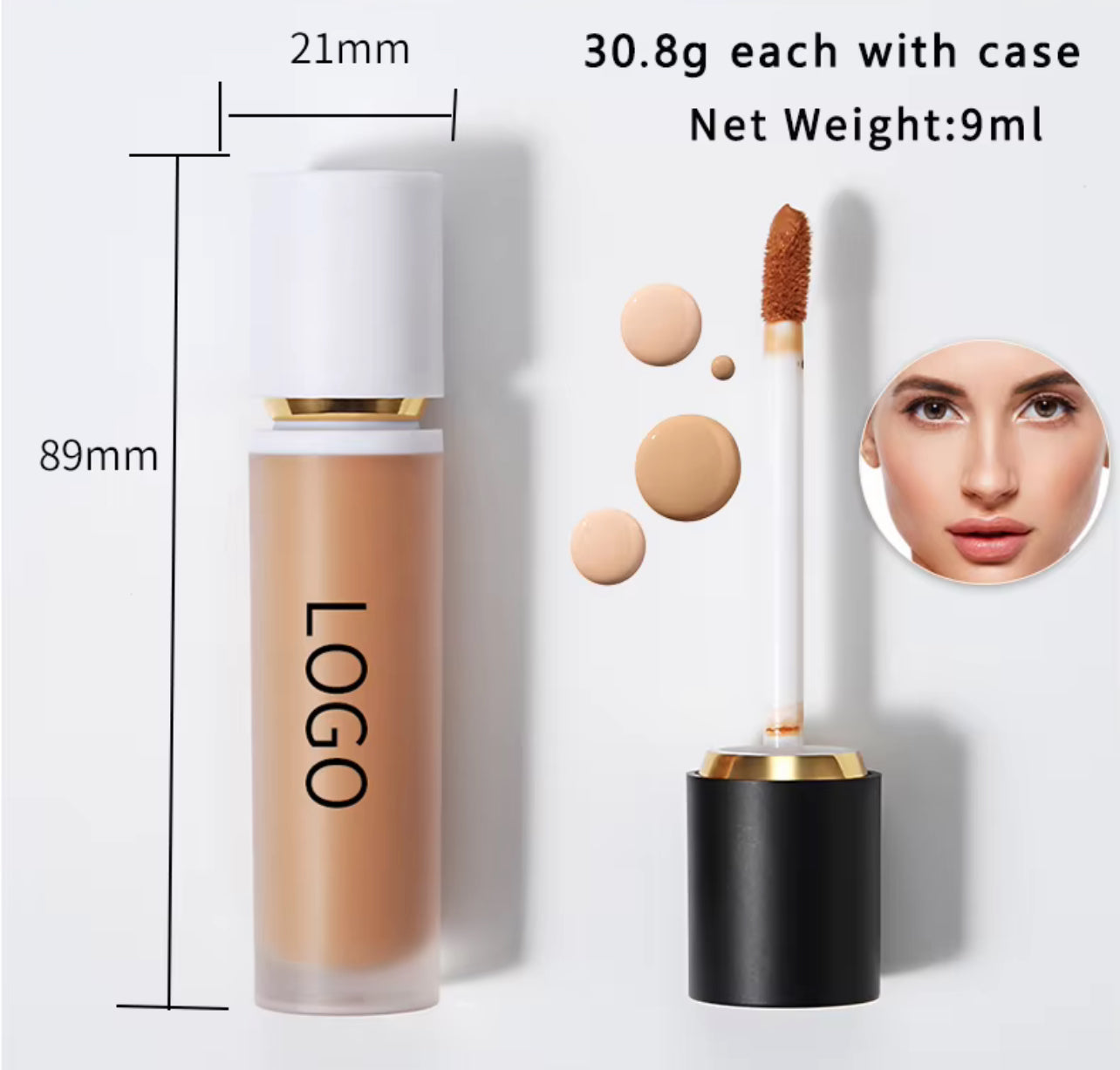 50pcs Private Label Waterproof Cream Concealer