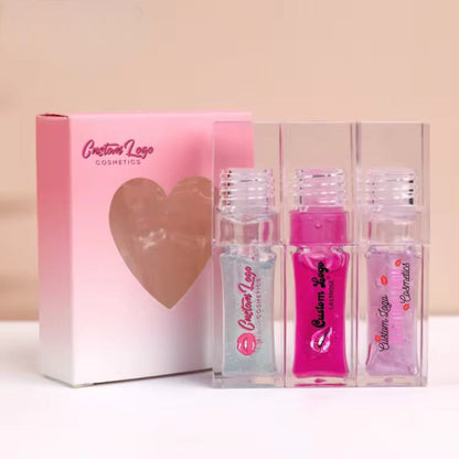 50 Sets 3-in-1 Private Label Lip Oils