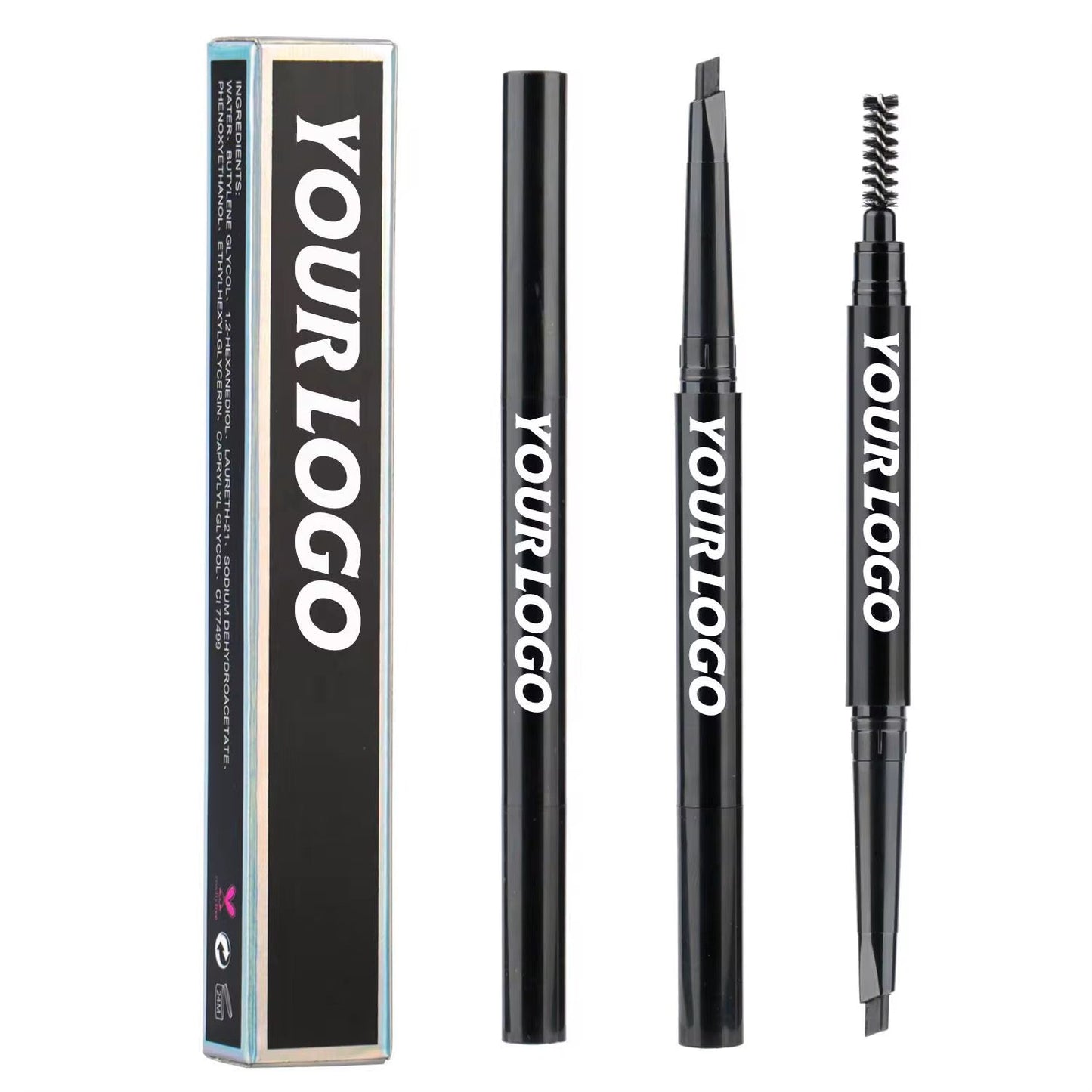 50pcs Private Label 2n1 Brow Pencil