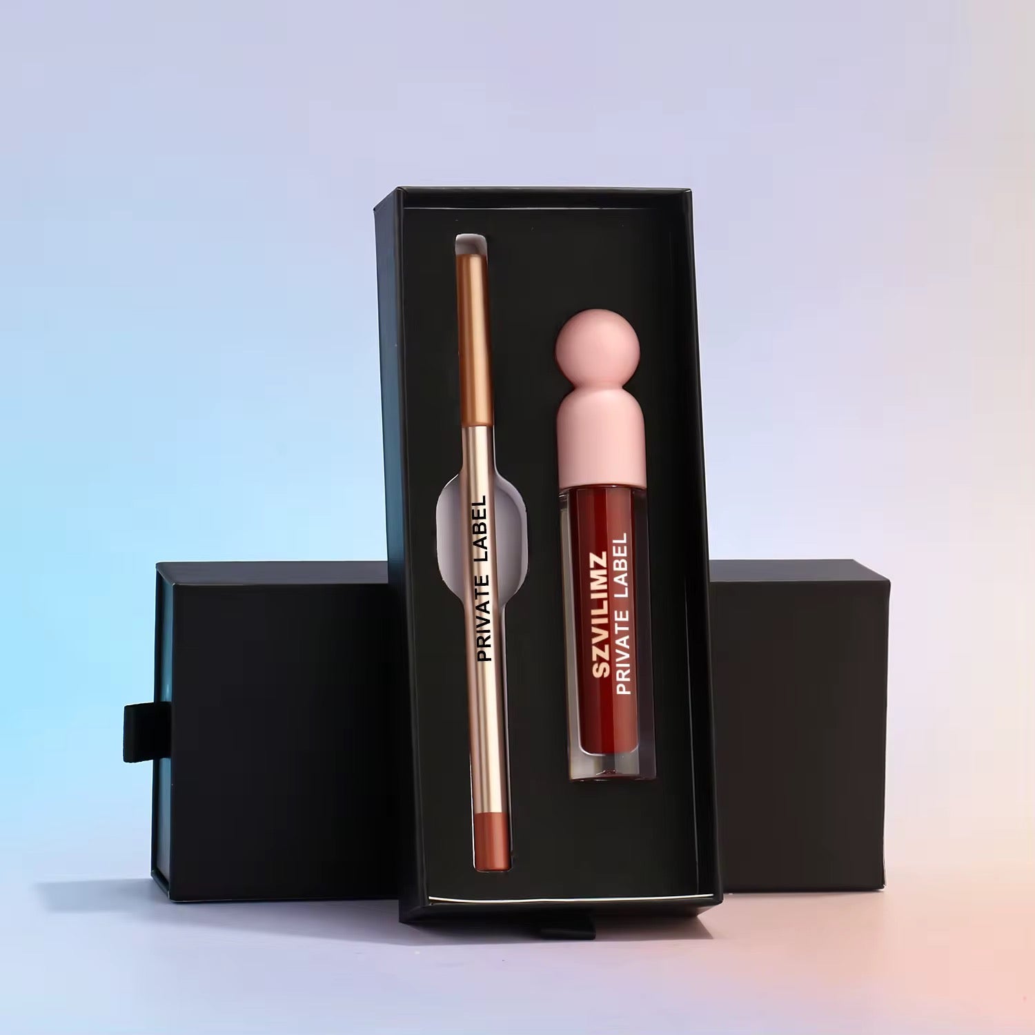 50 Sets Private Label Hydrating Lipgloss / Matte Lipstick Kit