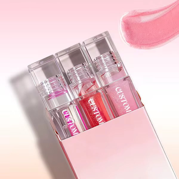 50 Sets 3-in-1 Private Label Lip Oil Bundle