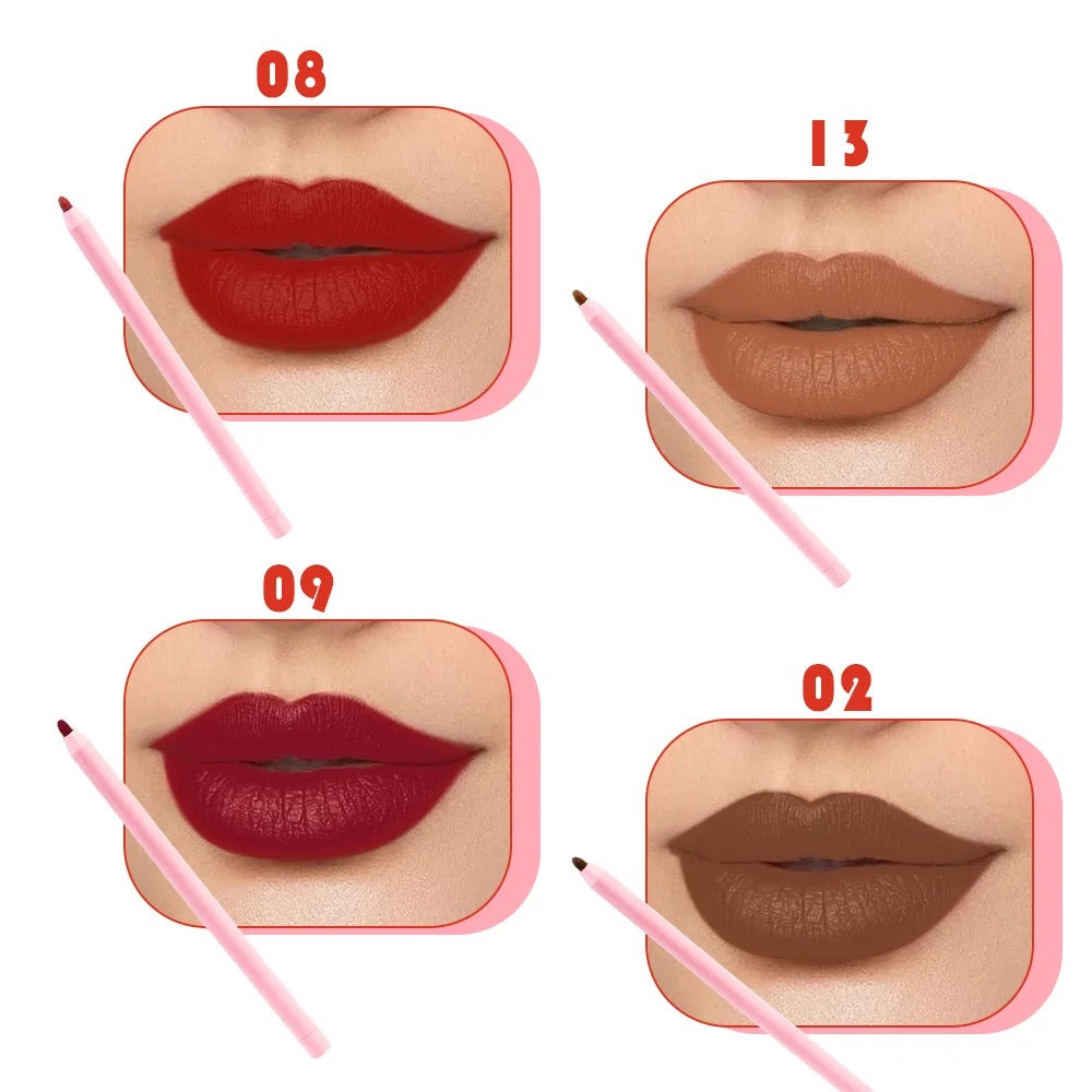 50pcs Private Label Creamy Retractable Lip Liner